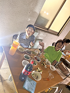 >第一貴峯館の利用者がBBQを楽しみました♪