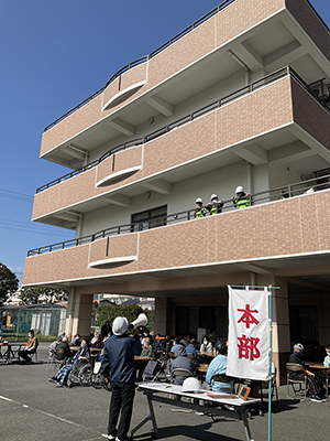 防災訓練とさんま祭り