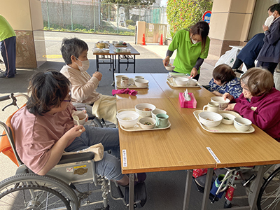 防災訓練とさんま祭り